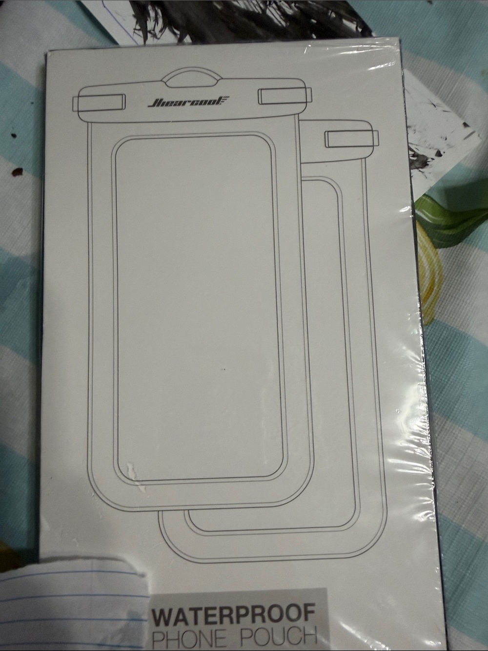 Waterproof Phone Pouch - White by